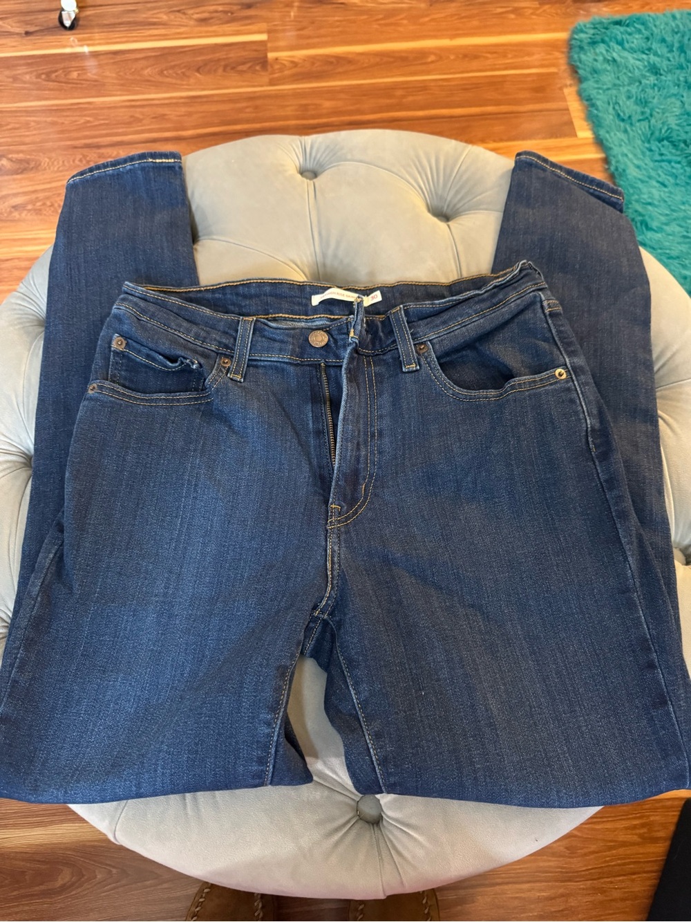 Levi’s 721 High Rise Skinny Women's Dark Blue Denim Jeans 30